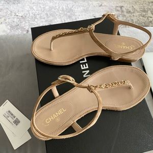 Chanel thong sandals